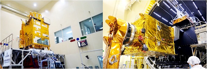 사진 3. 천리안위성 2B에 탑재한 GOCI-Ⅱ 테스트 모습(한국항공우주연구원 제공)