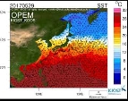 
						북서태평양 해면수온과 해류
						
						