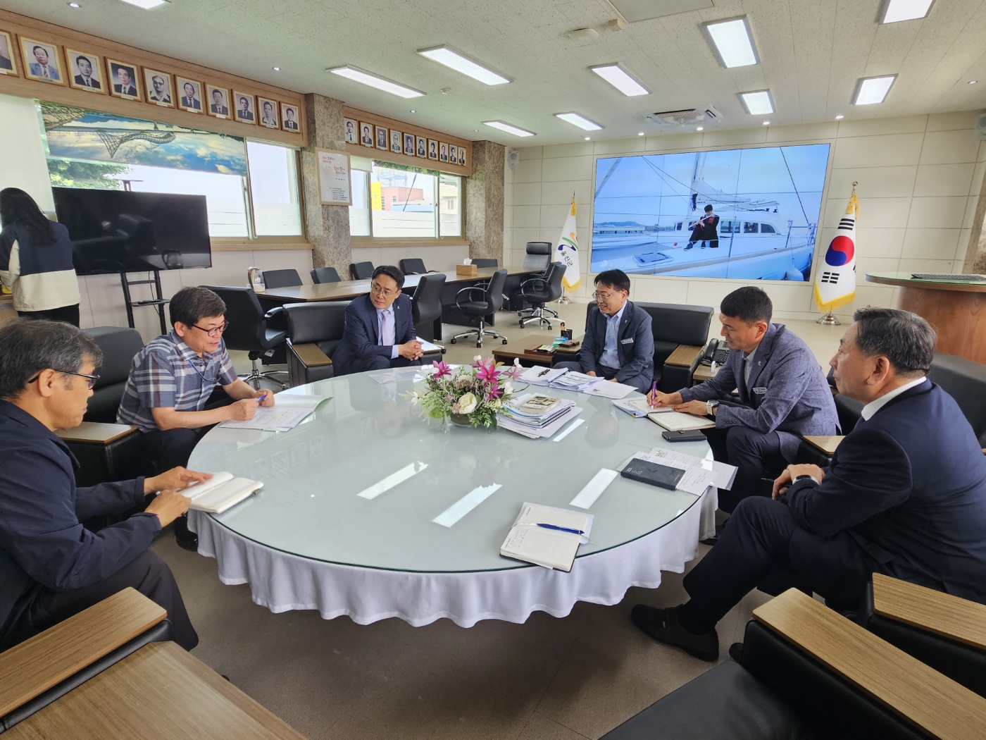 KIOST, 울진군청 방문
							