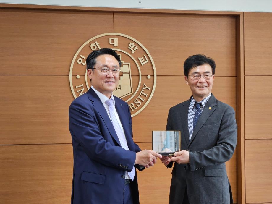 한국해양과학기술원 강도형 원장, 인하대 방문_image0