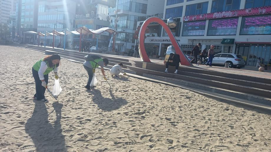 창립 50주년 기념 광안리 해수욕장 정화활동 실시_image1